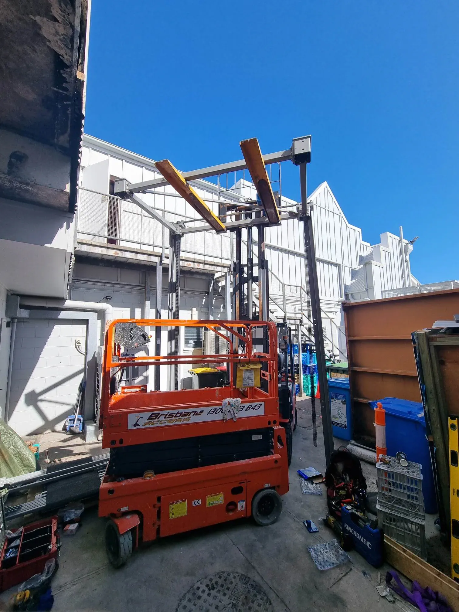 TLS Goods Lift Installation Project #P1022-152 Evanslong